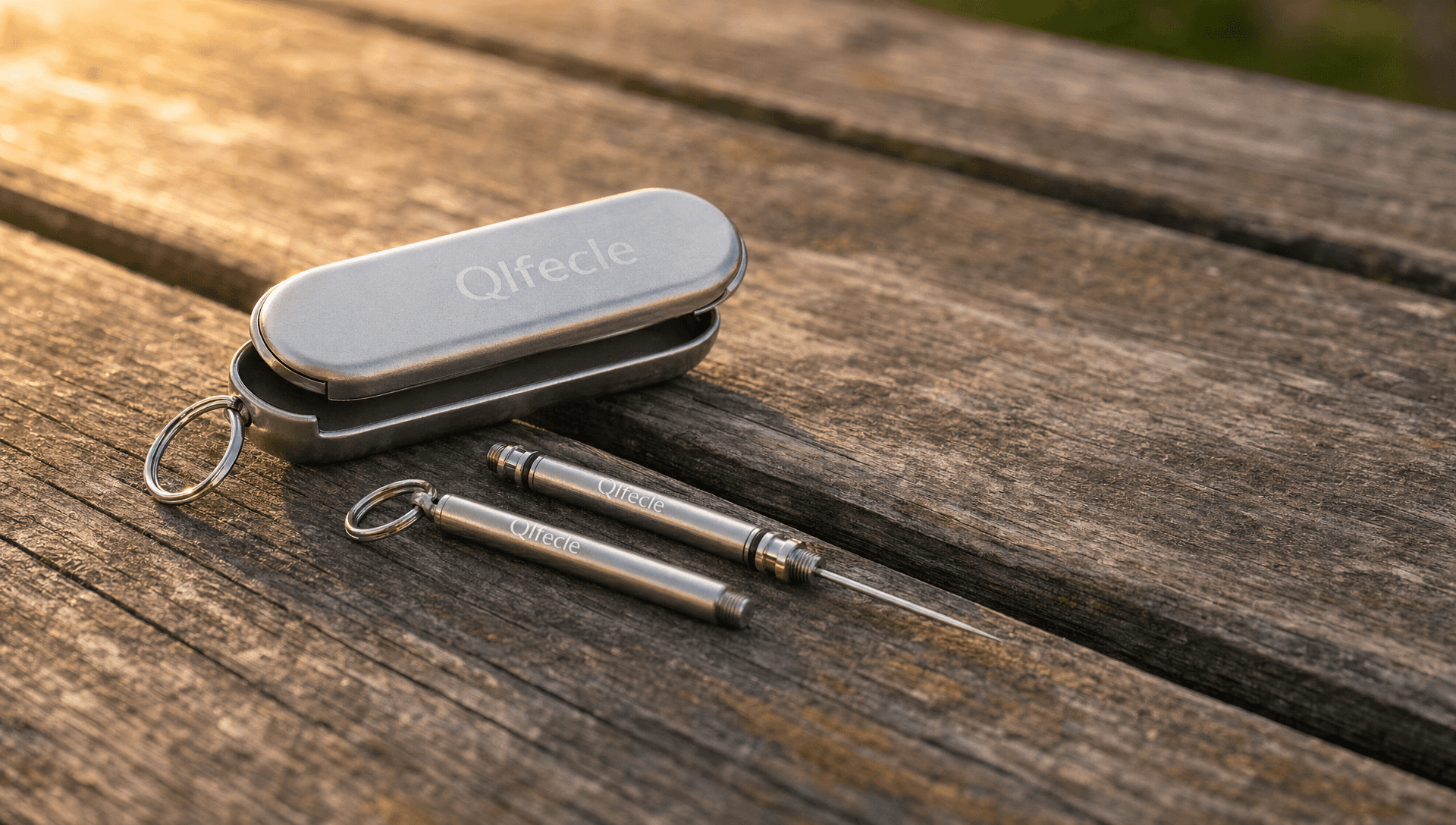 Qlfecle Metal Toothpicks 2-Pack